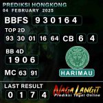 Prediksi Naga HK 04 FEBRUARY 2025