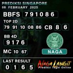Prediksi Naga SGP 08 FEBRUARY 2025